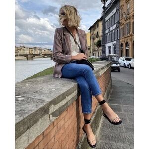 NWOT Anthropologie CQY Friend Moment High Rise Ankle straight Jeans size 25